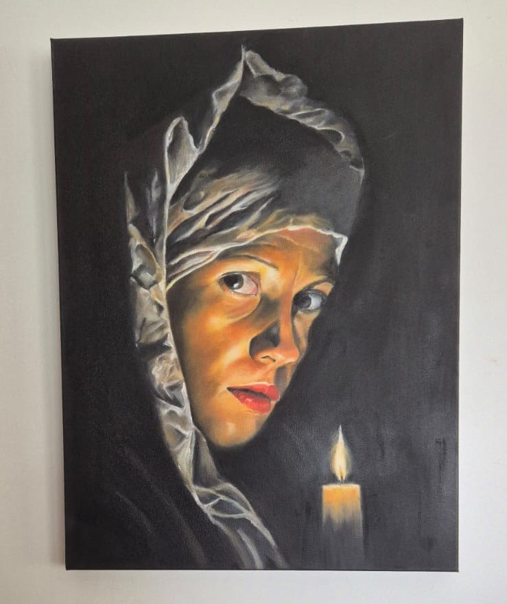 Lady with candle